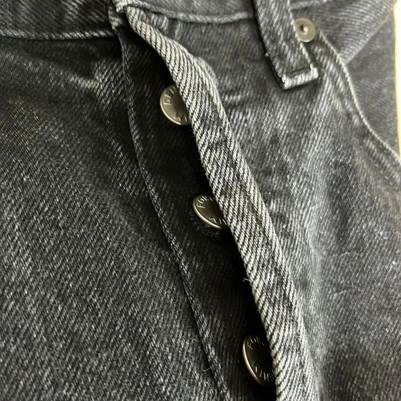 Denim Forum The Dillon High Rise Slim in Black Eyeliner - NEW - Size 29 - Picture 10 of 12